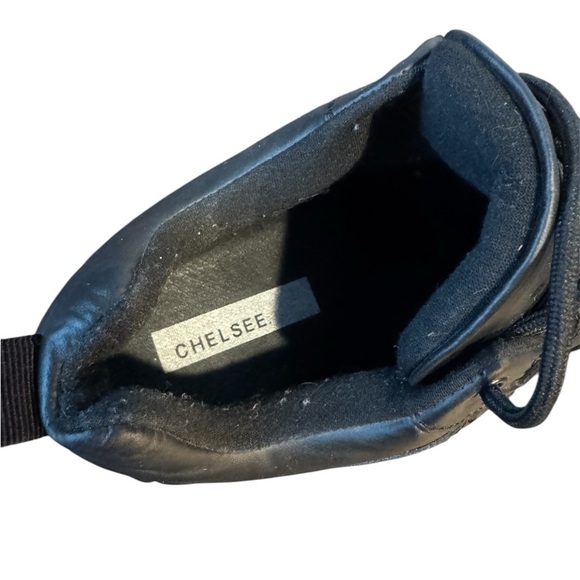 Chelsee Black Platform Chunky Women's Sneakers EU 39 - Picture 3 of 8